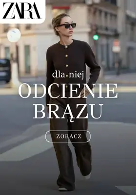 Zara - gazetka promocyjna Damskie ubrania w odcieniach brązu od poniedziałku 06.10  Zara - gazetka promocyjna Damskie ubrania w odcieniach brązu od poniedziałku 06.10