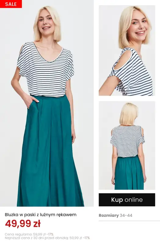 Top Secret - gazetka promocyjna -30% Final SALE od poniedziałku 06.10 do niedzieli 12.10 - strona 10