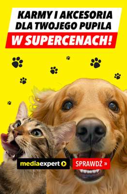 Media Expert - gazetka promocyjna Zwierzęce hity cenowe – sprawdź ofertę Media Expert od wtorku 07.10 do wtorku 14.10