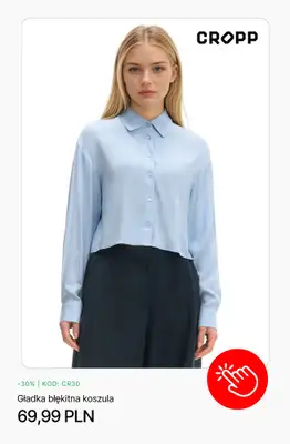 Cropp - gazetka promocyjna -30% na wybrane produkty od 120 PLN od poniedziałku 06.10 do wtorku 07.10 - strona 5 Cropp - gazetka promocyjna -30% na wybrane produkty od 120 PLN od poniedziałku 06.10 do wtorku 07.10 - strona 5