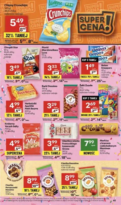 Delikatesy Centrum - gazetka promocyjna Gazetka  do środy 15.10 - strona 40