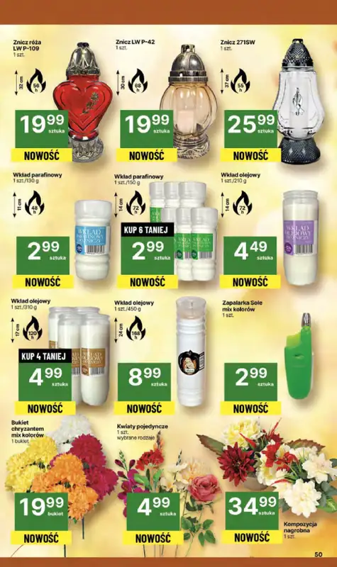 Delikatesy Centrum - gazetka promocyjna Gazetka  do środy 15.10 - strona 50