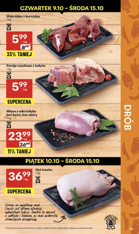 Delikatesy Centrum - gazetka promocyjna Gazetka  do środy 15.10 - strona 26