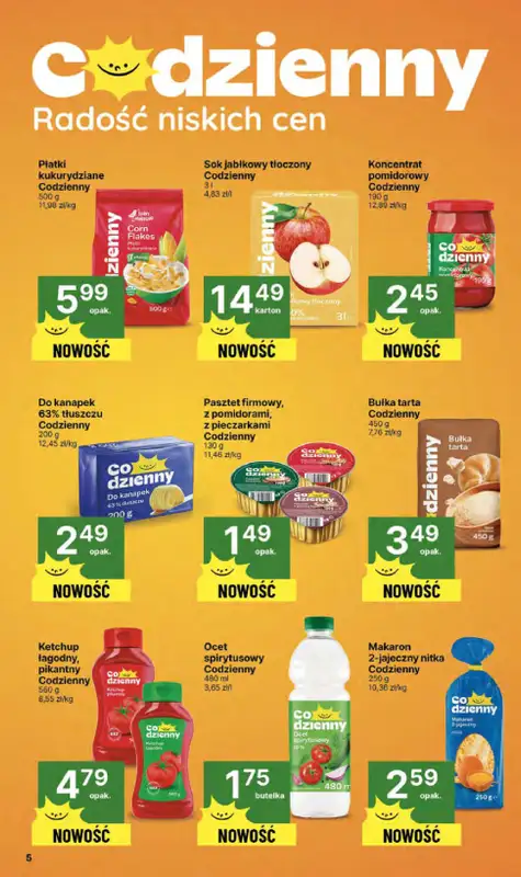Delikatesy Centrum - gazetka promocyjna Gazetka  do środy 15.10 - strona 5