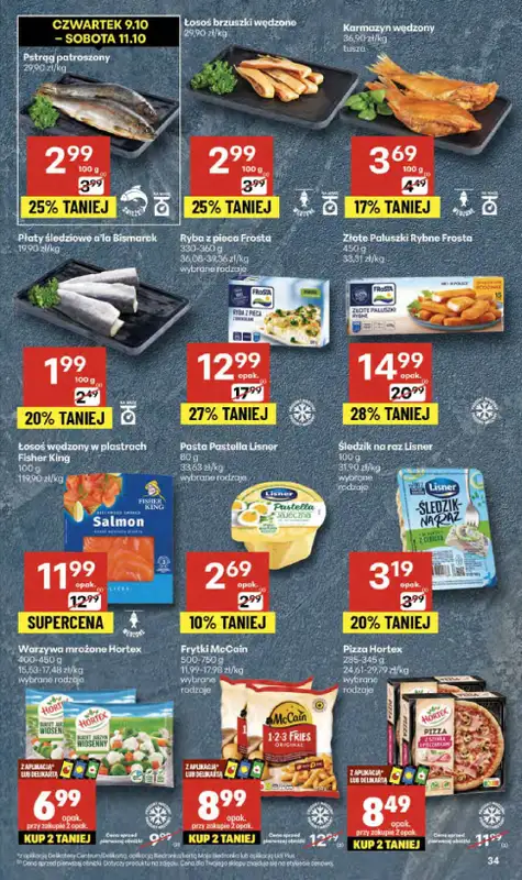 Delikatesy Centrum - gazetka promocyjna Gazetka  do środy 15.10 - strona 34