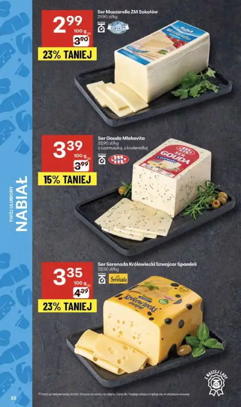 Delikatesy Centrum - gazetka promocyjna Gazetka  do środy 15.10 - strona 33