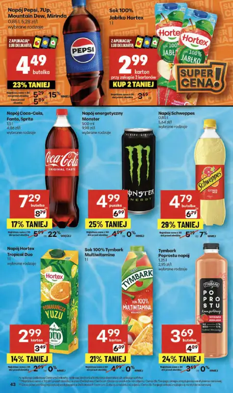 Delikatesy Centrum - gazetka promocyjna Gazetka  do środy 15.10 - strona 43