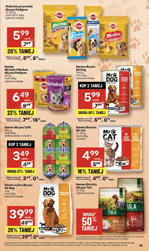 Delikatesy Centrum - gazetka promocyjna Gazetka  do środy 15.10 - strona 48