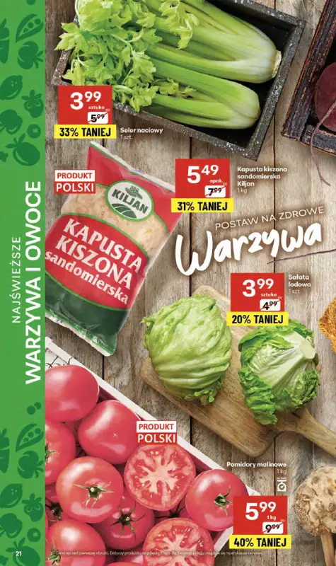 Delikatesy Centrum - gazetka promocyjna Gazetka  do środy 15.10 - strona 21