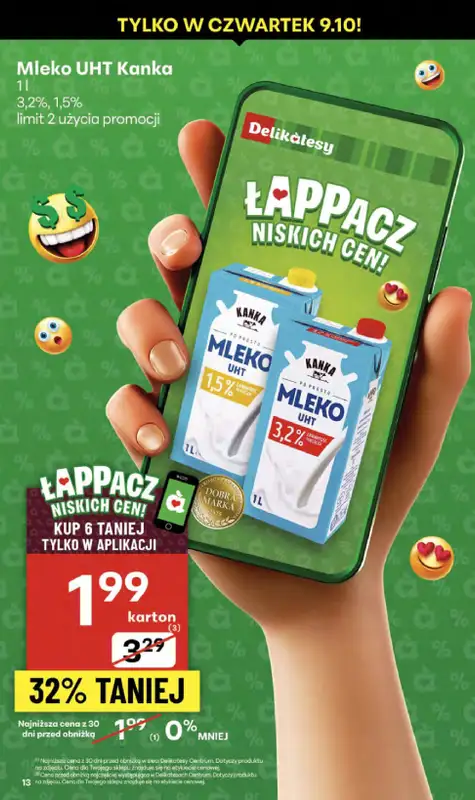 Delikatesy Centrum - gazetka promocyjna Gazetka  do środy 15.10 - strona 13