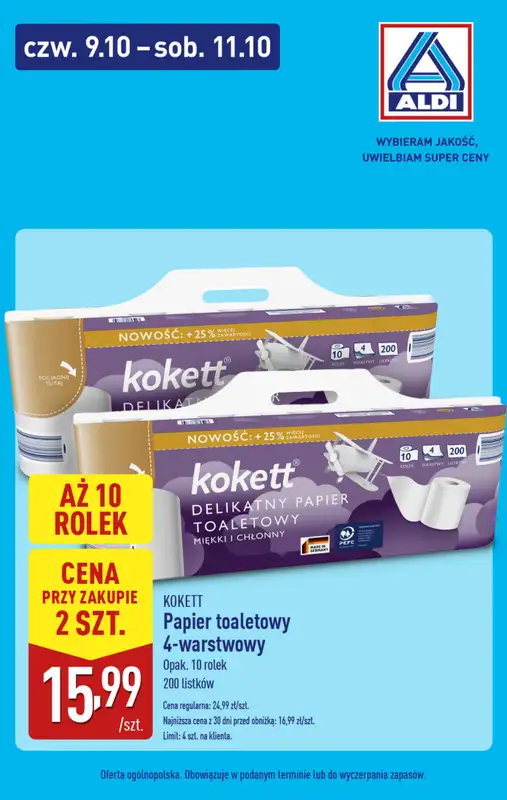Aldi - gazetka promocyjna Weekend super cen w Aldi! od czwartku 09.10 do soboty 11.10 - strona 3