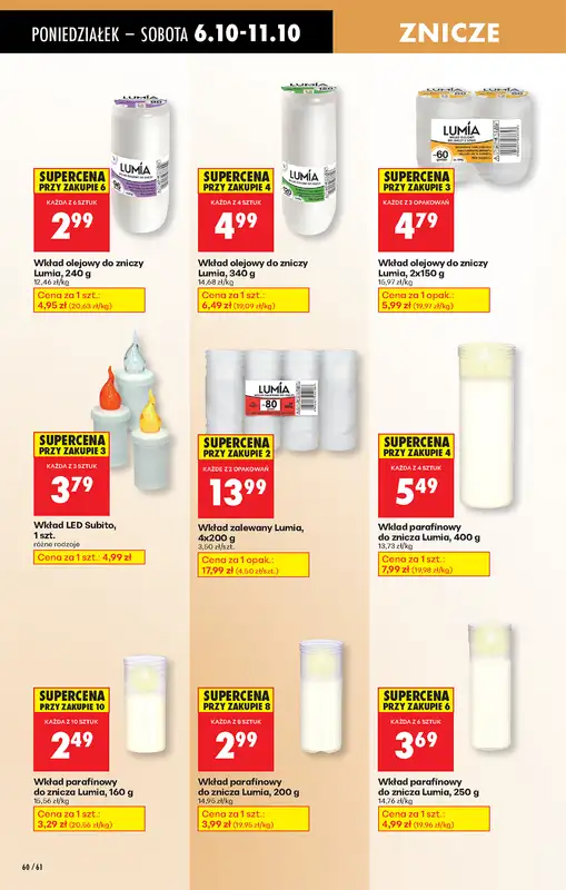 Biedronka - gazetka promocyjna Od poniedziałku od poniedziałku 06.10 do niedzieli 12.10 - strona 74