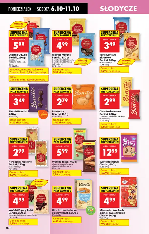 Biedronka - gazetka promocyjna Od poniedziałku od poniedziałku 06.10 do niedzieli 12.10 - strona 54