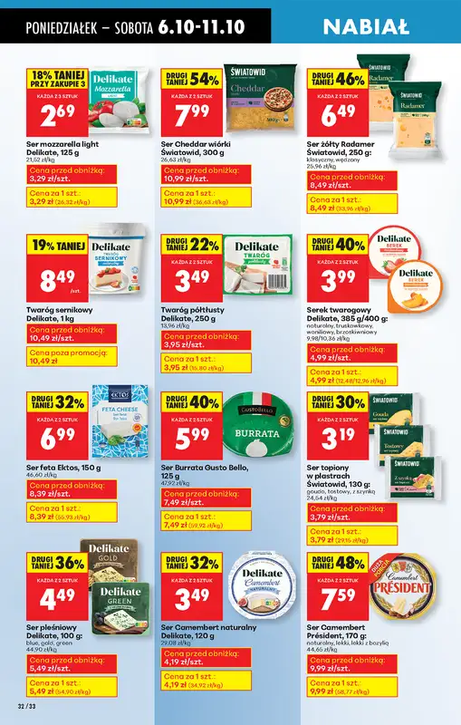 Biedronka - gazetka promocyjna Od poniedziałku od poniedziałku 06.10 do niedzieli 12.10 - strona 38