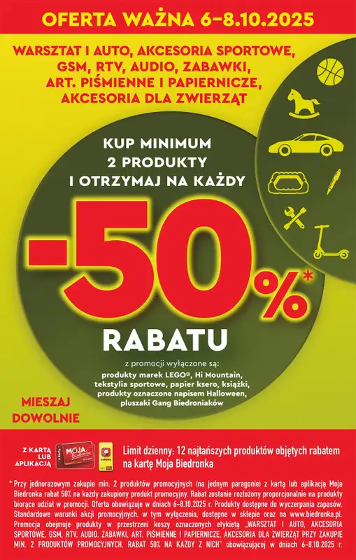 Biedronka - gazetka promocyjna Od poniedziałku od poniedziałku 06.10 do niedzieli 12.10 - strona 88