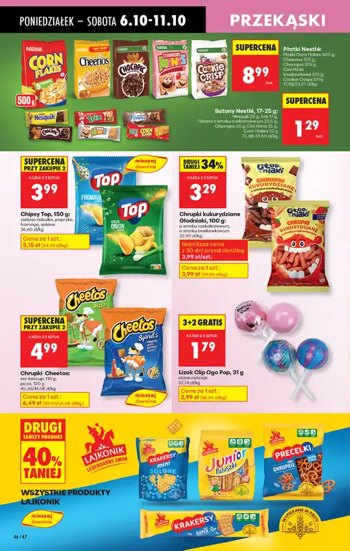 Biedronka - gazetka promocyjna Od poniedziałku, Z ladą tradycyjną od poniedziałku 06.10 do niedzieli 12.10 - strona 58