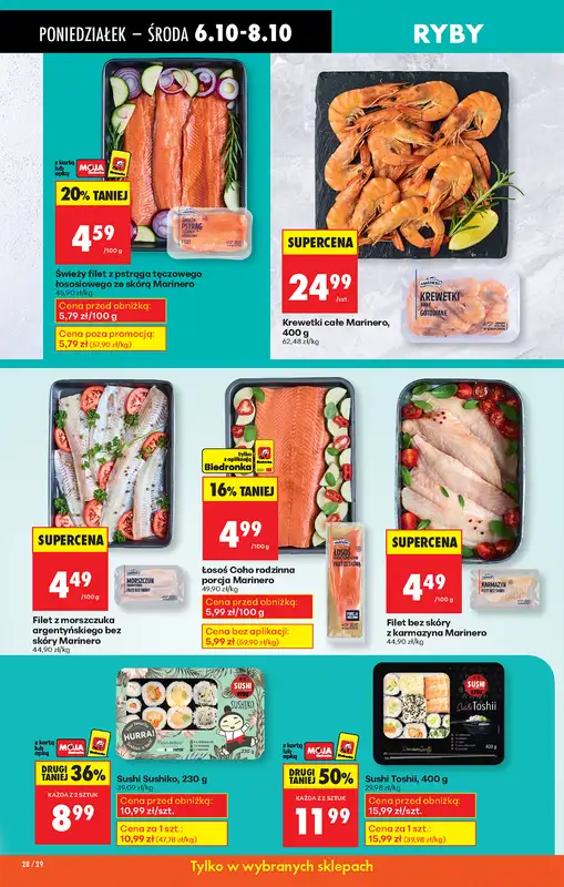 Biedronka - gazetka promocyjna Od poniedziałku, Z ladą tradycyjną od poniedziałku 06.10 do niedzieli 12.10 - strona 34