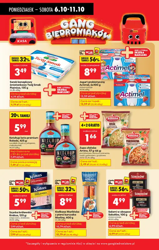 Biedronka - gazetka promocyjna Od poniedziałku, Z ladą tradycyjną od poniedziałku 06.10 do niedzieli 12.10 - strona 46