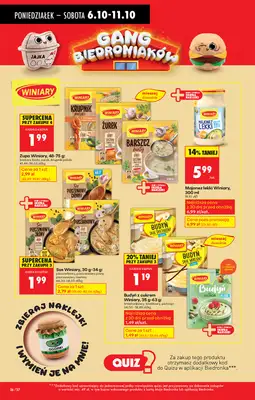 Biedronka - gazetka promocyjna Od poniedziałku, Z ladą tradycyjną od poniedziałku 06.10 do niedzieli 12.10 - strona 42