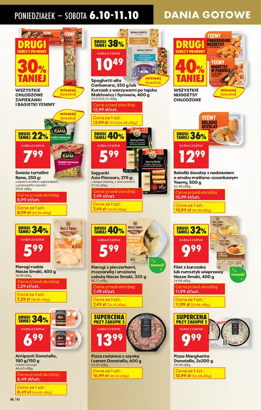 Biedronka - gazetka promocyjna Od poniedziałku, Z ladą tradycyjną od poniedziałku 06.10 do niedzieli 12.10 - strona 50