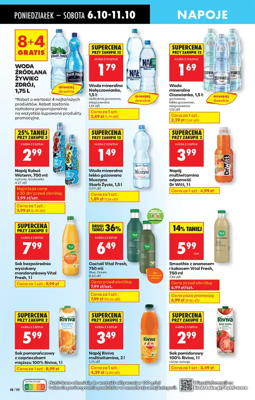 Biedronka - gazetka promocyjna Od poniedziałku, Z ladą tradycyjną od poniedziałku 06.10 do niedzieli 12.10 - strona 60