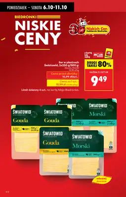 Biedronka - gazetka promocyjna Od poniedziałku, Z ladą tradycyjną od poniedziałku 06.10 do niedzieli 12.10 - strona 6