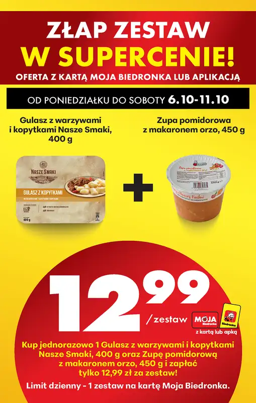 Biedronka - gazetka promocyjna Od poniedziałku, Z ladą tradycyjną od poniedziałku 06.10 do niedzieli 12.10 - strona 87