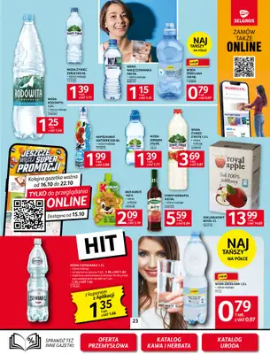 Selgros - gazetka promocyjna Oferta spożywcza od czwartku 09.10 do środy 22.10 - strona 23 Selgros - gazetka promocyjna Oferta spożywcza od czwartku 09.10 do środy 22.10 - strona 23