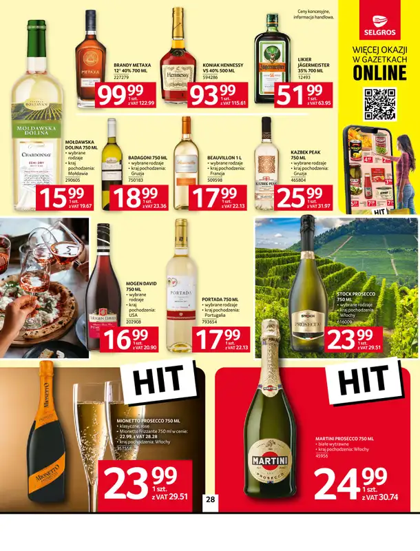 Selgros - gazetka promocyjna Oferta spożywcza od czwartku 09.10 do środy 22.10 - strona 28