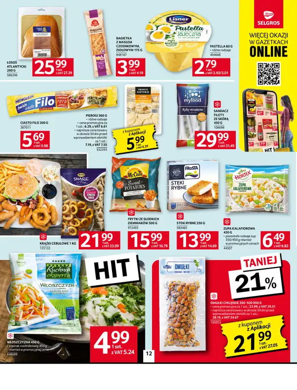 Selgros - gazetka promocyjna Oferta spożywcza od czwartku 09.10 do środy 22.10 - strona 12