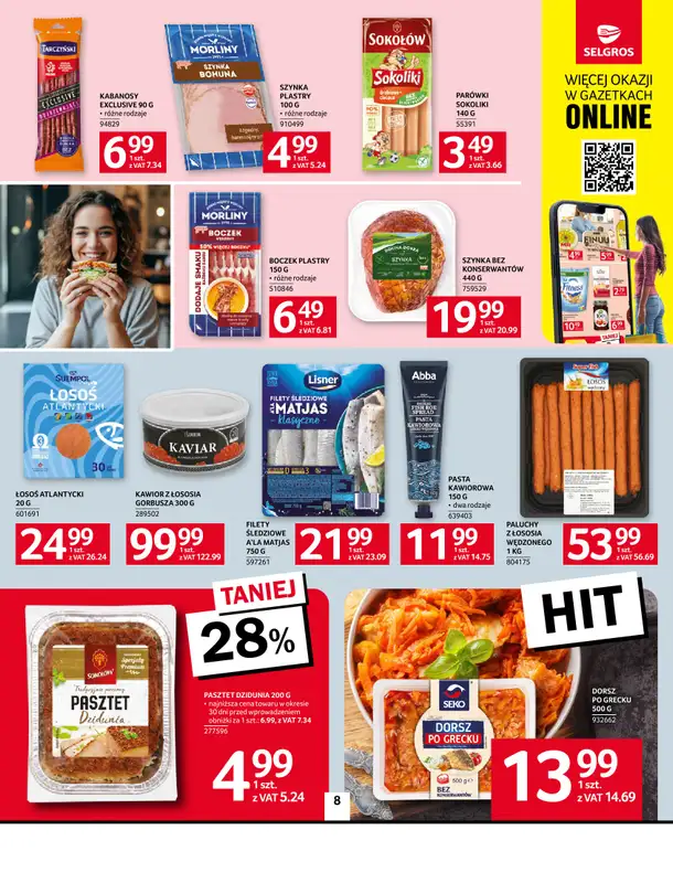 Selgros - gazetka promocyjna Oferta spożywcza od czwartku 09.10 do środy 22.10 - strona 8