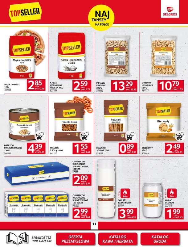Selgros - gazetka promocyjna Oferta spożywcza od czwartku 09.10 do środy 22.10 - strona 11
