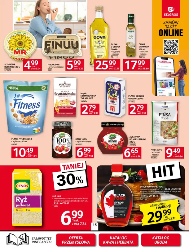 Selgros - gazetka promocyjna Oferta spożywcza od czwartku 09.10 do środy 22.10 - strona 15