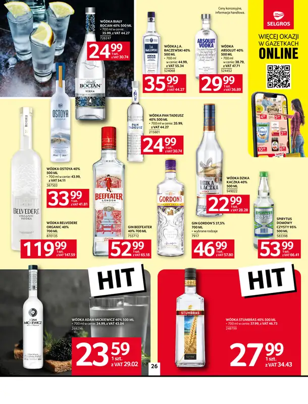 Selgros - gazetka promocyjna Oferta spożywcza od czwartku 09.10 do środy 22.10 - strona 26