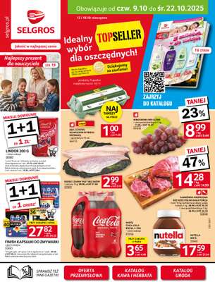 Selgros - gazetka promocyjna Oferta spożywcza od czwartku 09.10 do środy 22.10