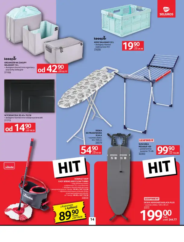 Selgros - gazetka promocyjna Oferta przemysłowa od czwartku 09.10 do środy 22.10 - strona 14