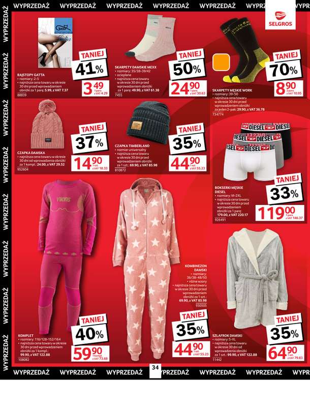 Selgros - gazetka promocyjna Oferta przemysłowa od czwartku 09.10 do środy 22.10 - strona 34