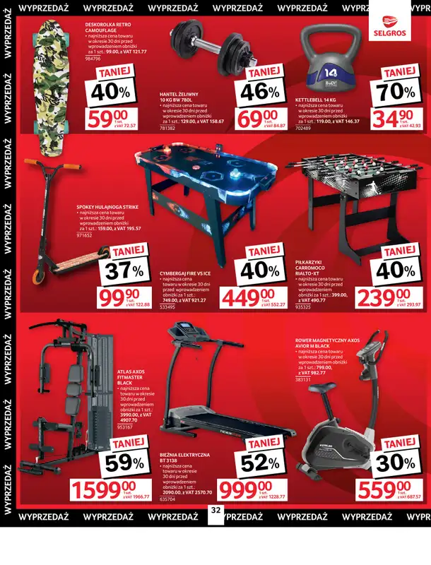 Selgros - gazetka promocyjna Oferta przemysłowa od czwartku 09.10 do środy 22.10 - strona 32