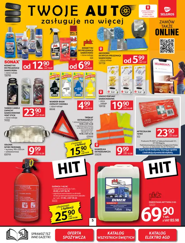 Selgros - gazetka promocyjna Oferta przemysłowa od czwartku 09.10 do środy 22.10 - strona 5