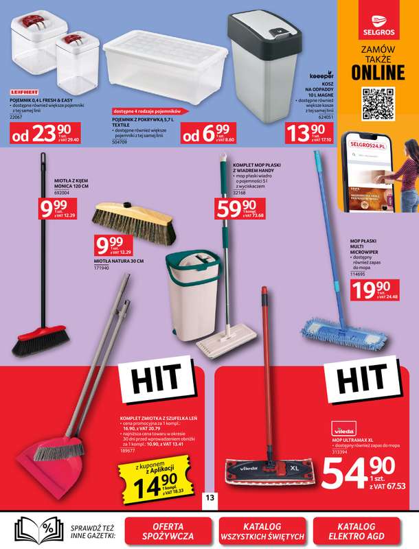 Selgros - gazetka promocyjna Oferta przemysłowa od czwartku 09.10 do środy 22.10 - strona 13