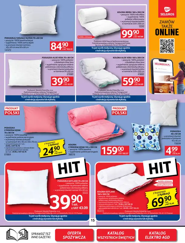 Selgros - gazetka promocyjna Oferta przemysłowa od czwartku 09.10 do środy 22.10 - strona 15