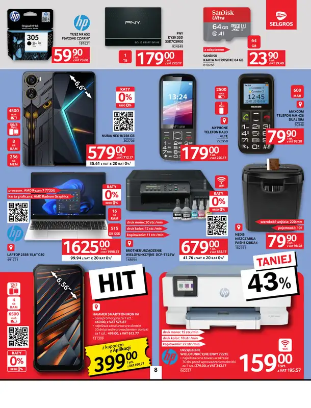 Selgros - gazetka promocyjna Oferta przemysłowa od czwartku 09.10 do środy 22.10 - strona 8