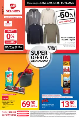 Selgros - gazetka promocyjna Oferta weekendowa od czwartku 09.10 do soboty 11.10 Selgros - gazetka promocyjna Oferta weekendowa od czwartku 09.10 do soboty 11.10