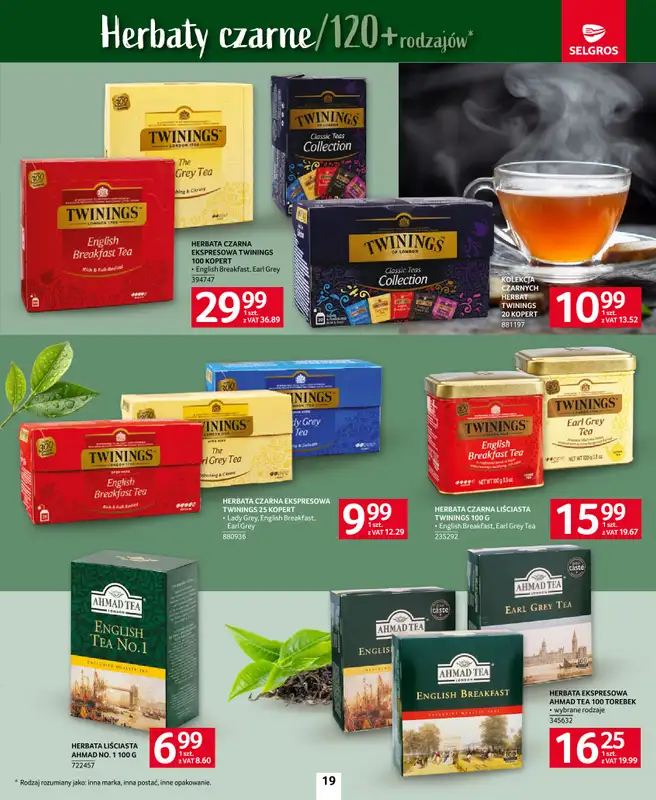 Selgros - gazetka promocyjna Katalog Kawa i Herbata od czwartku 09.10 do środy 22.10 - strona 19