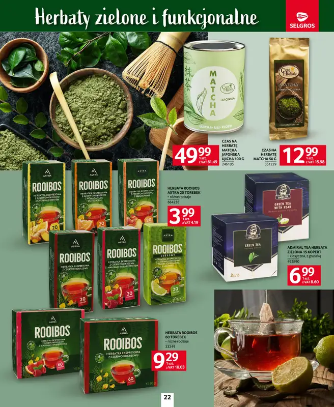 Selgros - gazetka promocyjna Katalog Kawa i Herbata od czwartku 09.10 do środy 22.10 - strona 22