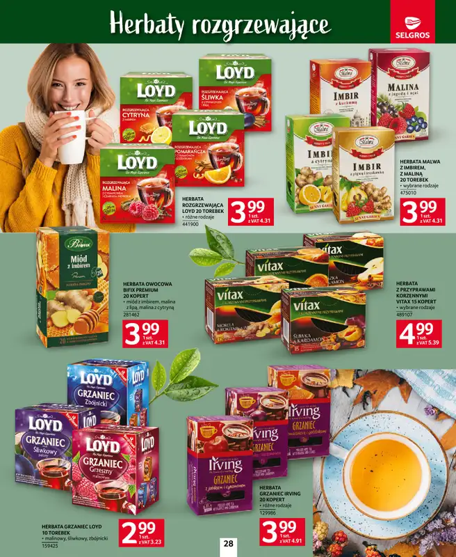 Selgros - gazetka promocyjna Katalog Kawa i Herbata od czwartku 09.10 do środy 22.10 - strona 28