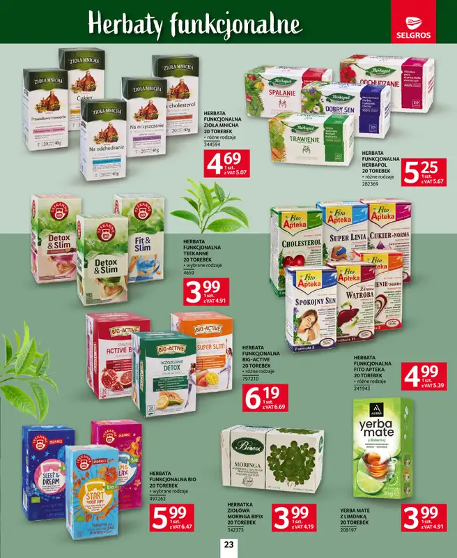 Selgros - gazetka promocyjna Katalog Kawa i Herbata od czwartku 09.10 do środy 22.10 - strona 23