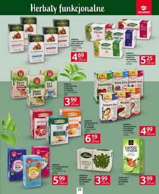 Selgros - gazetka promocyjna Katalog Kawa i Herbata od czwartku 09.10 do środy 22.10 - strona 23 Selgros - gazetka promocyjna Katalog Kawa i Herbata od czwartku 09.10 do środy 22.10 - strona 23
