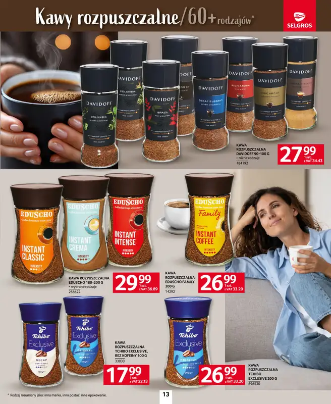 Selgros - gazetka promocyjna Katalog Kawa i Herbata od czwartku 09.10 do środy 22.10 - strona 13
