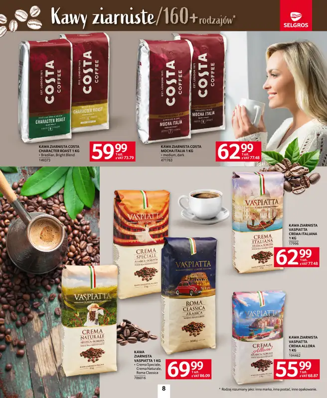 Selgros - gazetka promocyjna Katalog Kawa i Herbata od czwartku 09.10 do środy 22.10 - strona 8